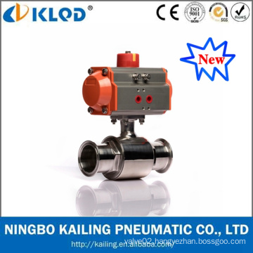 New Product Stainless Steel Food Grade Pneumatic Sanitary Ball Valve